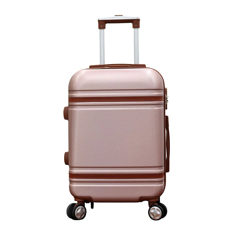ABS-bagage med band i konstläder