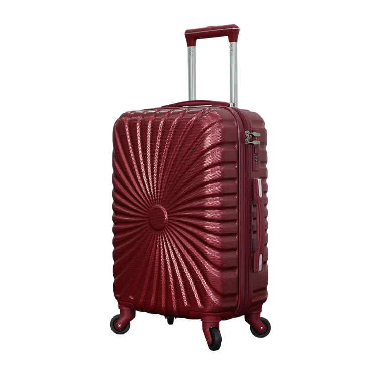 Sunburst-texturerat ABS-bagage
